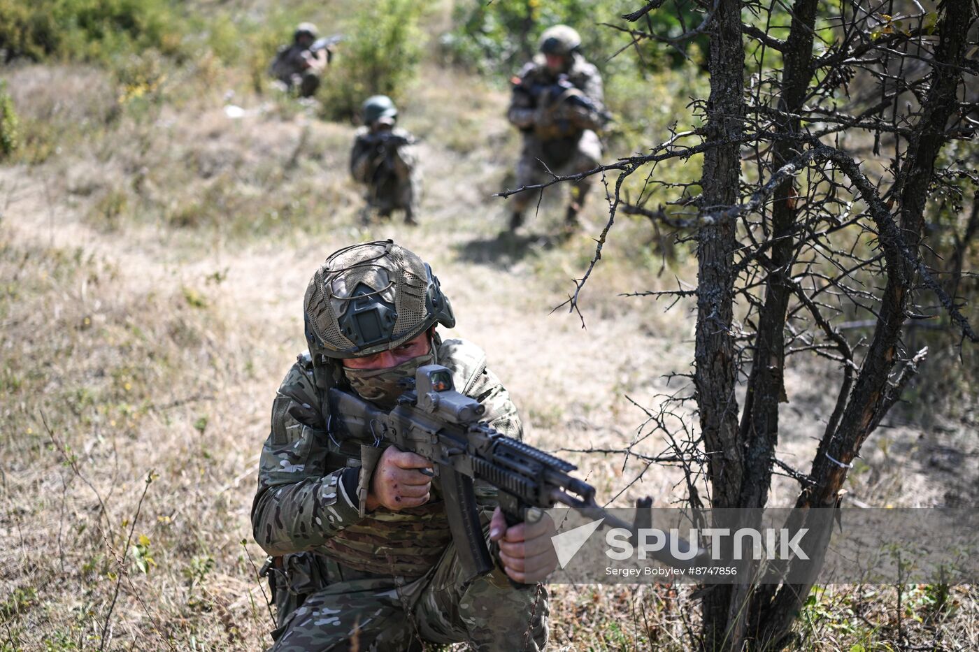 Russia Ukraine Military Operation Combat Training