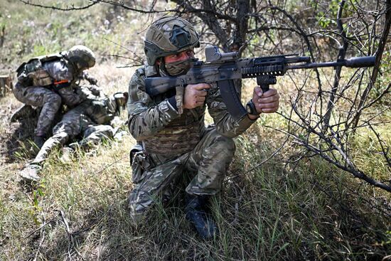 Russia Ukraine Military Operation Combat Training