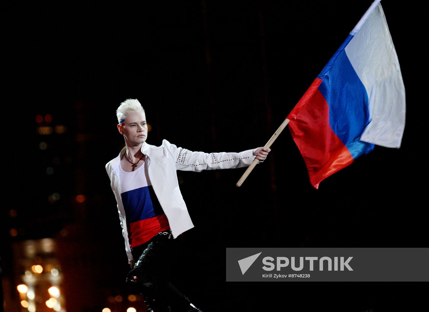 Russia National Flag Day Shaman Concert