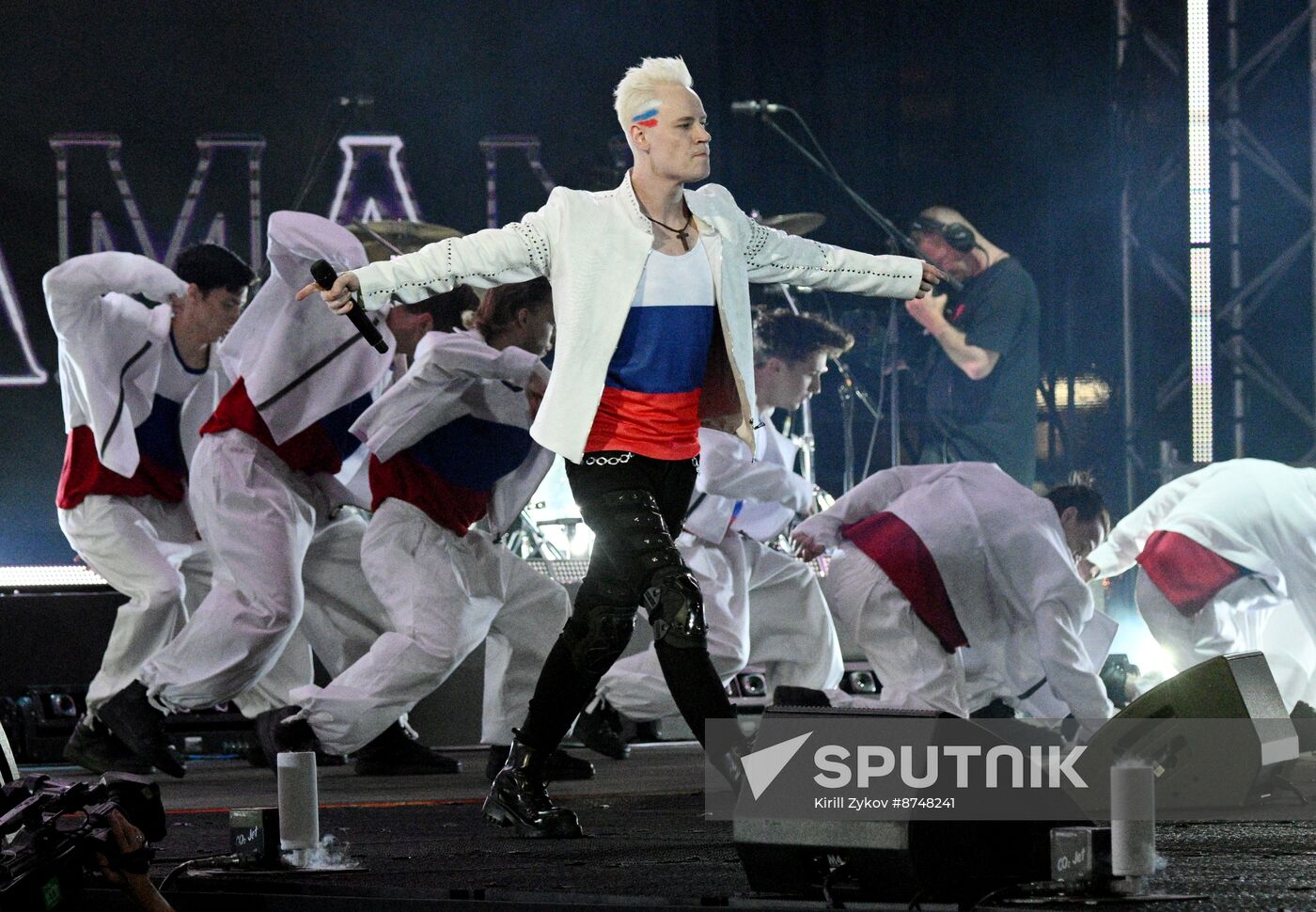 Russia National Flag Day Shaman Concert