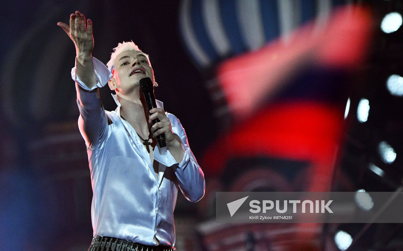 Russia National Flag Day Shaman Concert