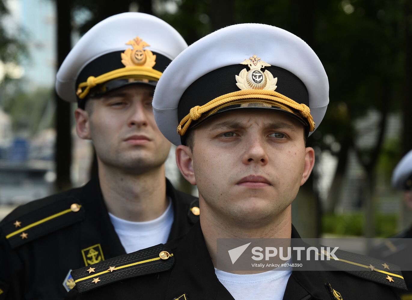 Russia Navy Warships Welcoming