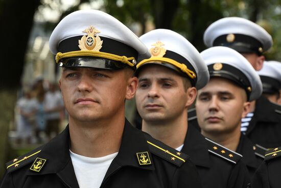 Russia Navy Warships Welcoming