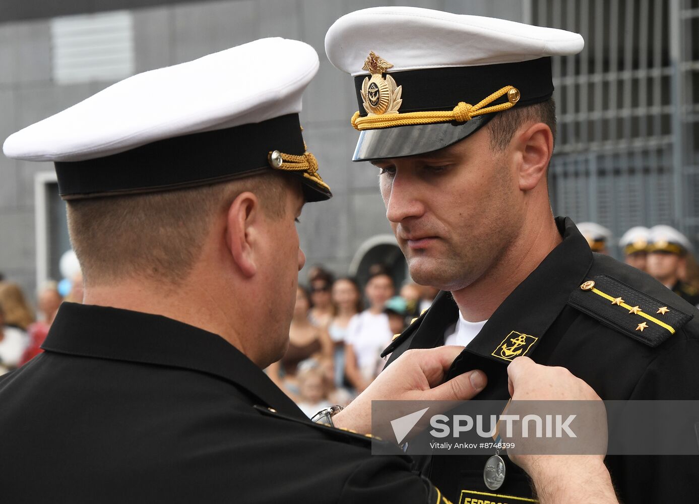 Russia Navy Warships Welcoming