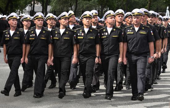 Russia Navy Warships Welcoming