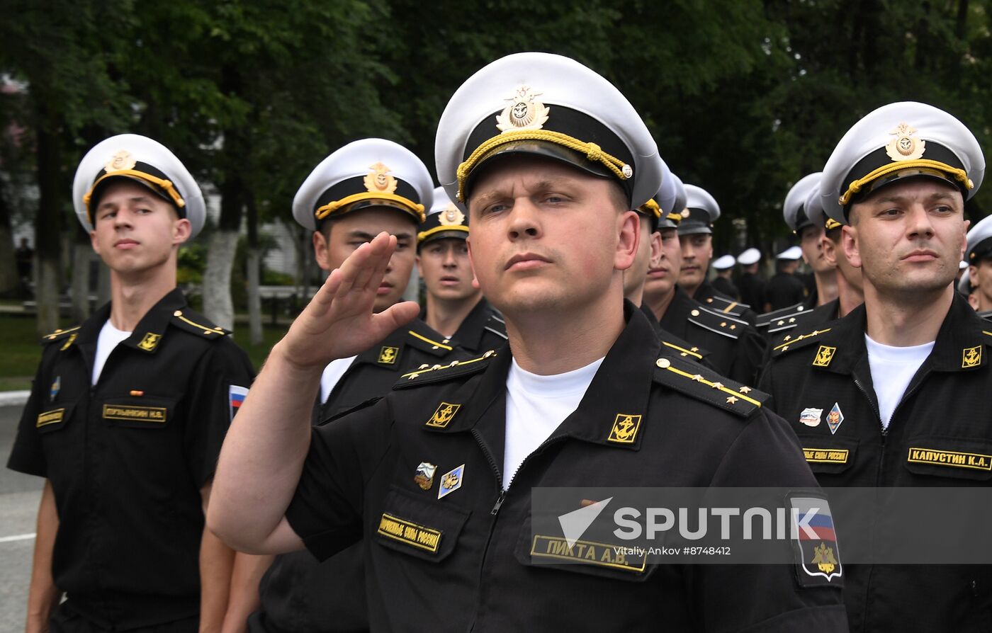 Russia Navy Warships Welcoming