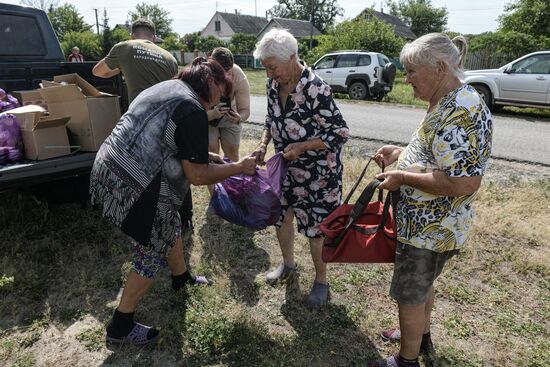 Russia Ukraine Military Operation Humanitarian Aid