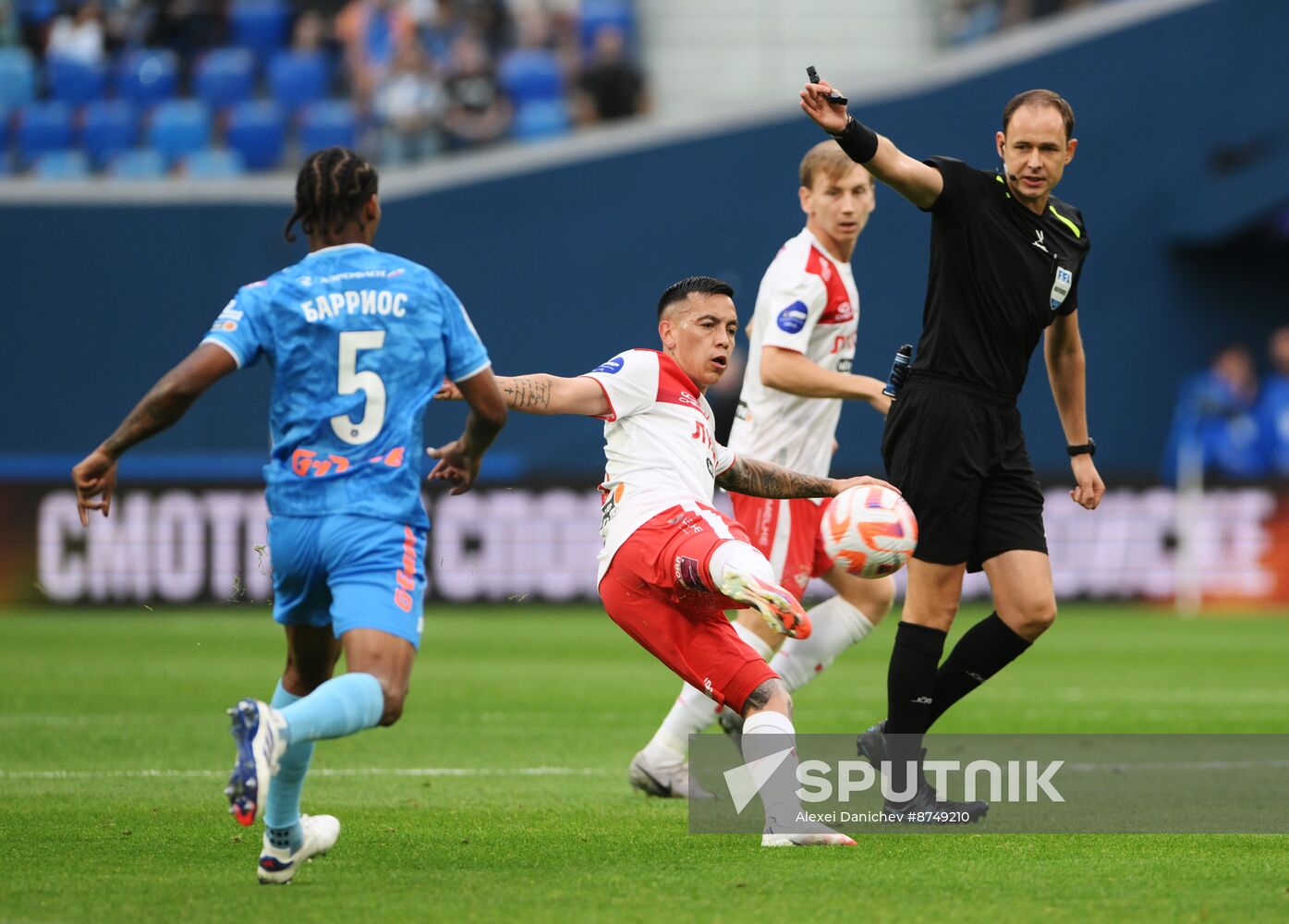 Russia Soccer Premier-League Zenit - Spartak