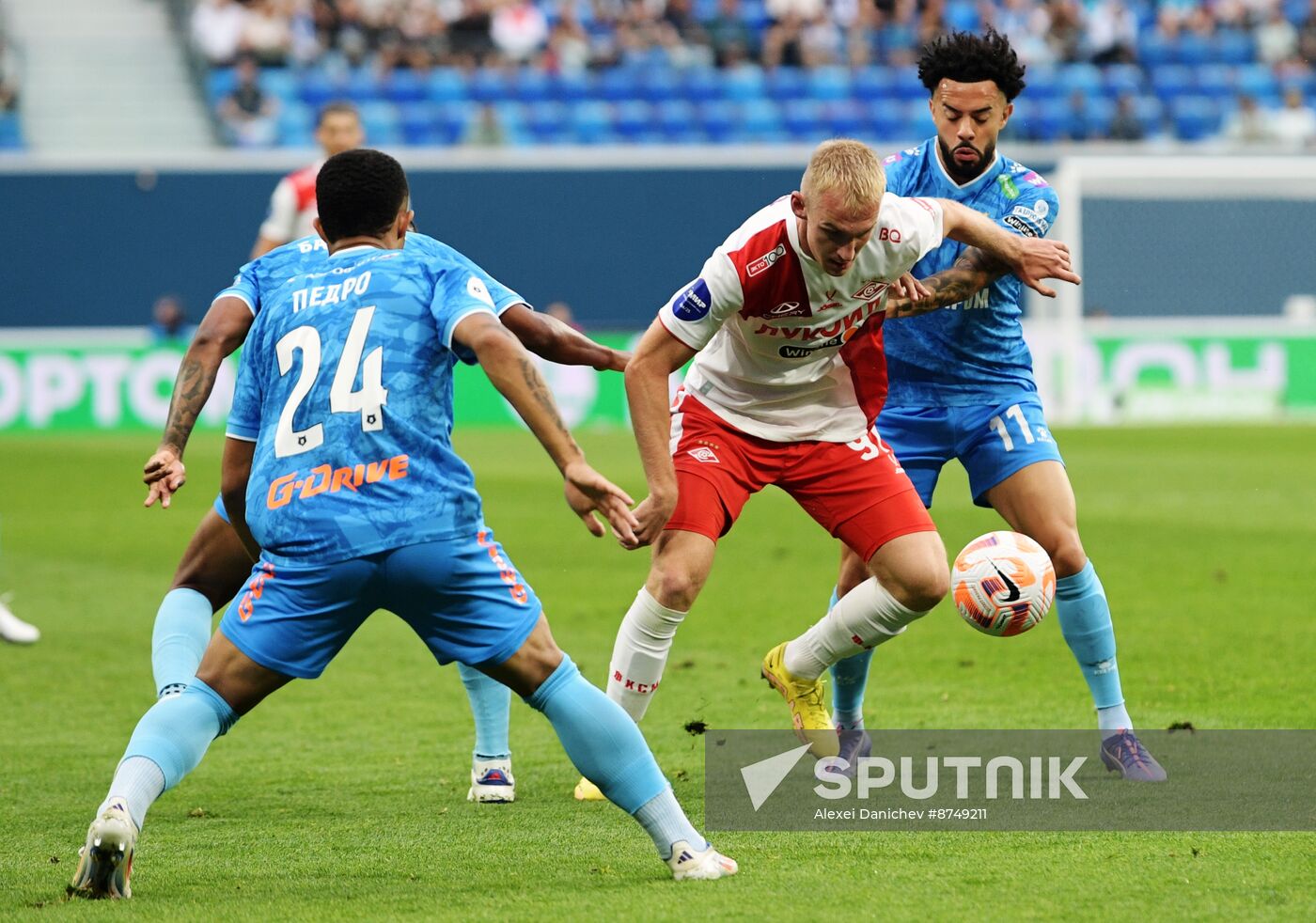 Russia Soccer Premier-League Zenit - Spartak