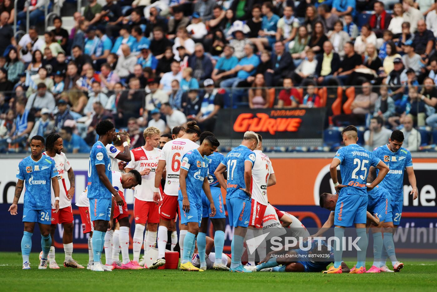 Russia Soccer Premier-League Zenit - Spartak