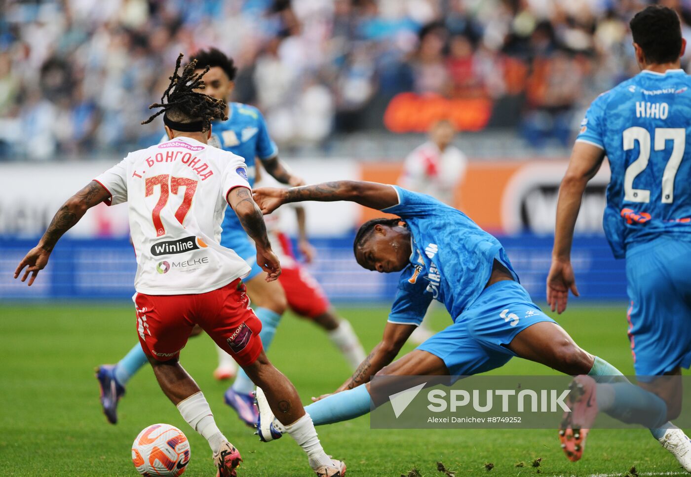 Russia Soccer Premier-League Zenit - Spartak