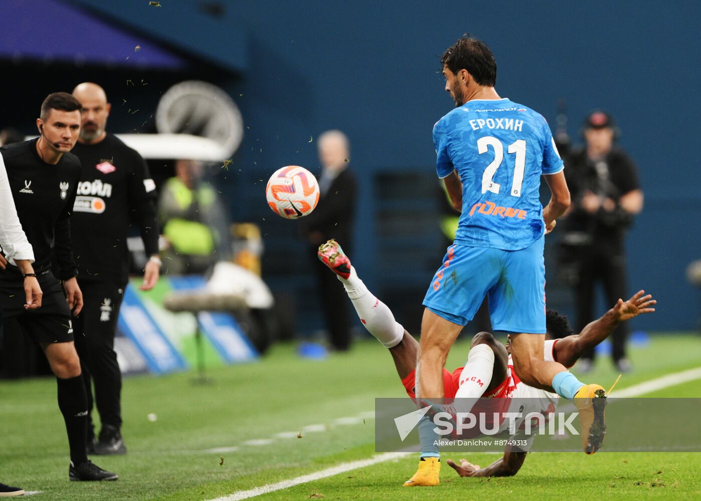 Russia Soccer Premier-League Zenit - Spartak