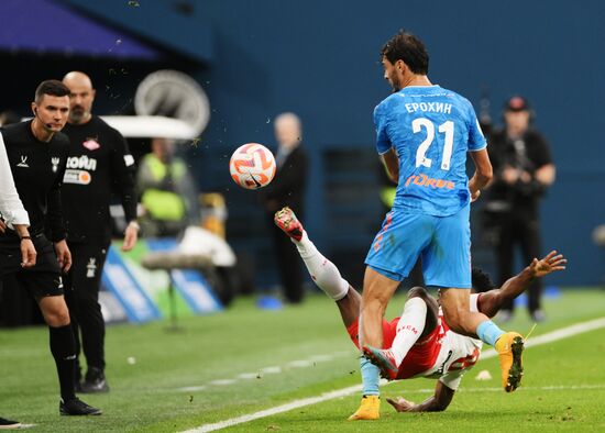 Russia Soccer Premier-League Zenit - Spartak