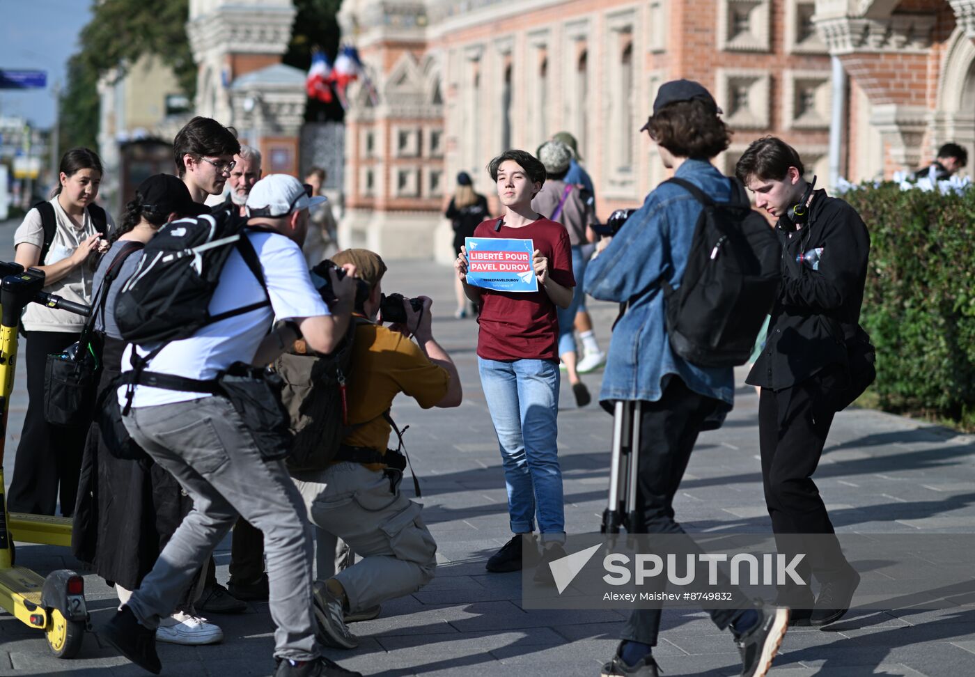 Russia Telegram Support Rally