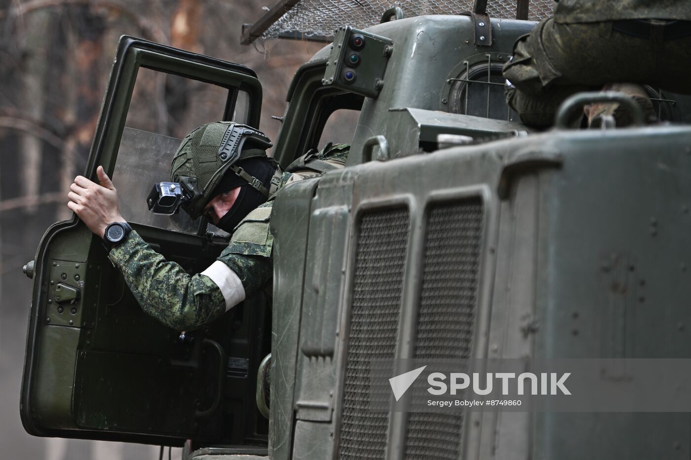 Russia Ukraine Military Operation Artillery Unit