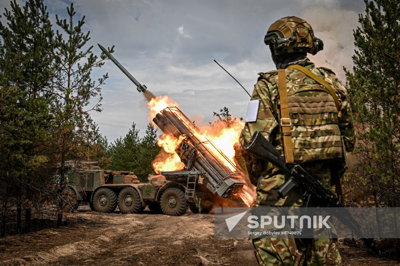 Russia Ukraine Military Operation Artillery Unit