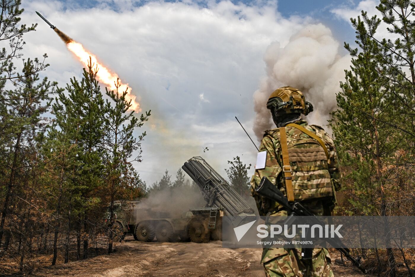 Russia Ukraine Military Operation Artillery Unit