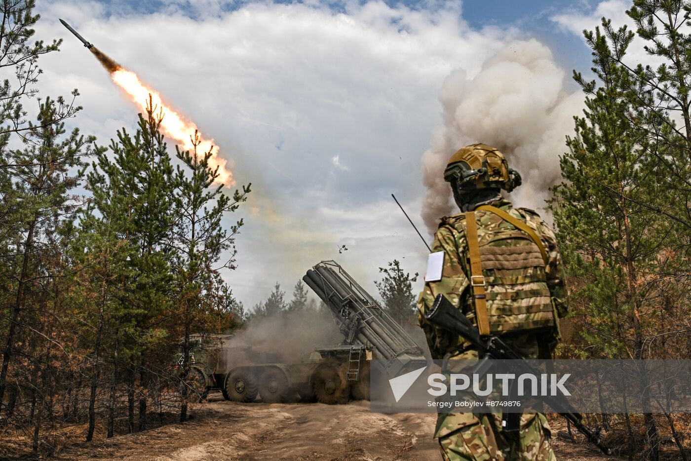 Russia Ukraine Military Operation Artillery Unit