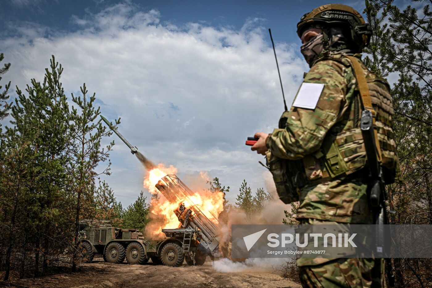 Russia Ukraine Military Operation Artillery Unit