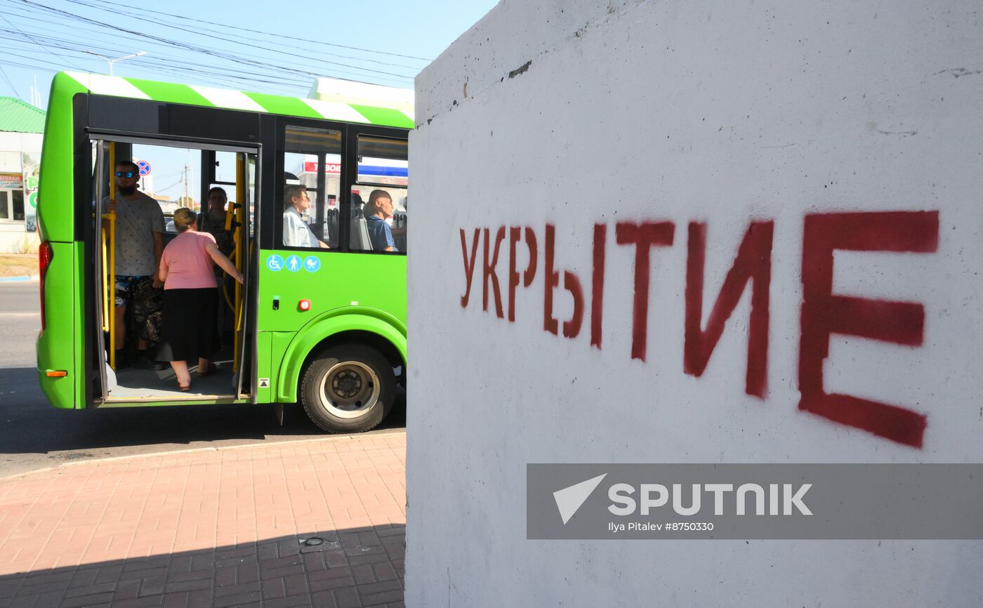 Russia Ukraine Military Operation Kursk Shelters