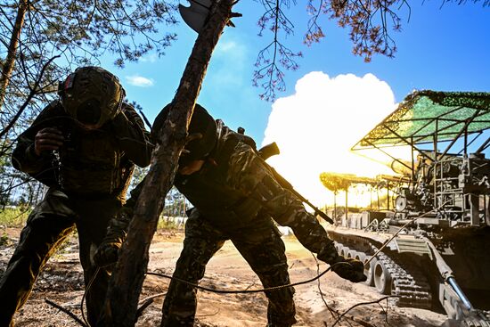 Russia Ukraine Military Operation Artillery Unit