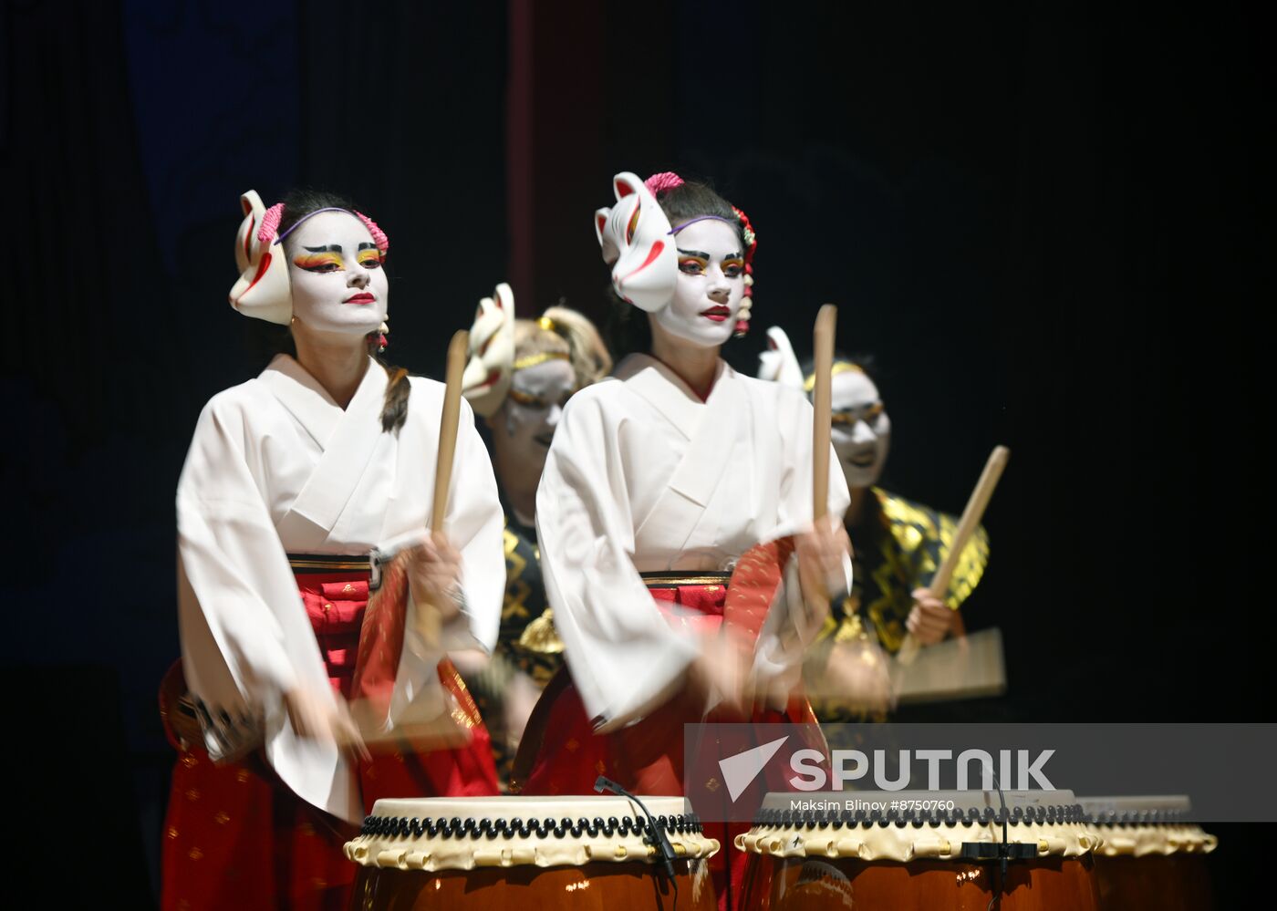 Russia Japanese Taiko Drum Show