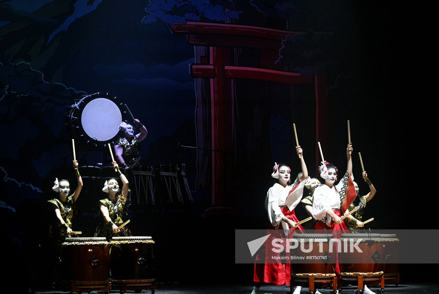 Russia Japanese Taiko Drum Show