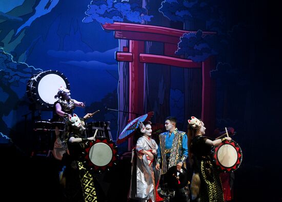 Russia Japanese Taiko Drum Show