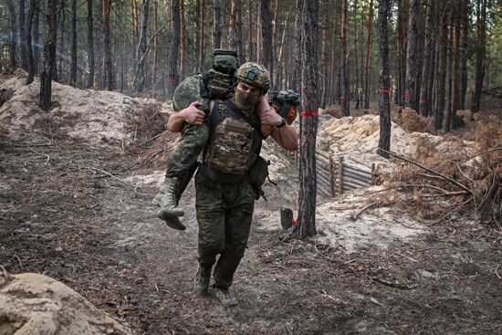 Russia Ukraine Military Operation Medical Training