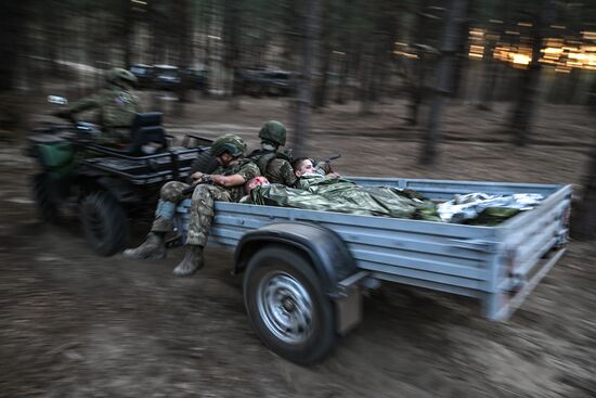 Russia Ukraine Military Operation Medical Training