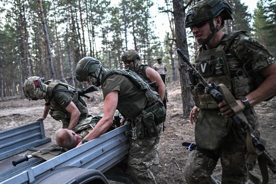 Russia Ukraine Military Operation Medical Training