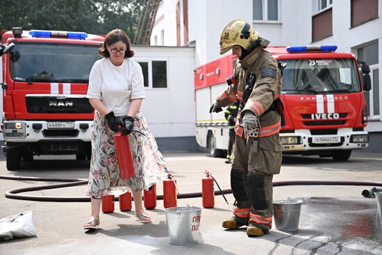 Russia Education Emergency Response Exercises