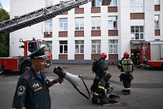 Russia Education Emergency Response Exercises
