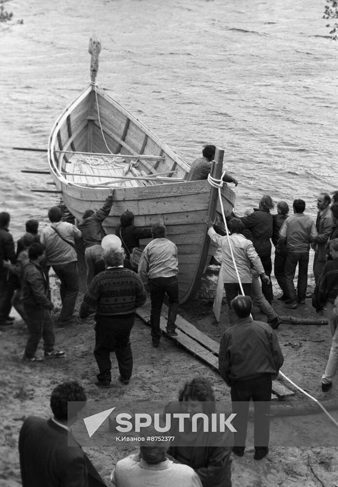 UNESCO's Trans-Europe-Nevo-Viking international expedition