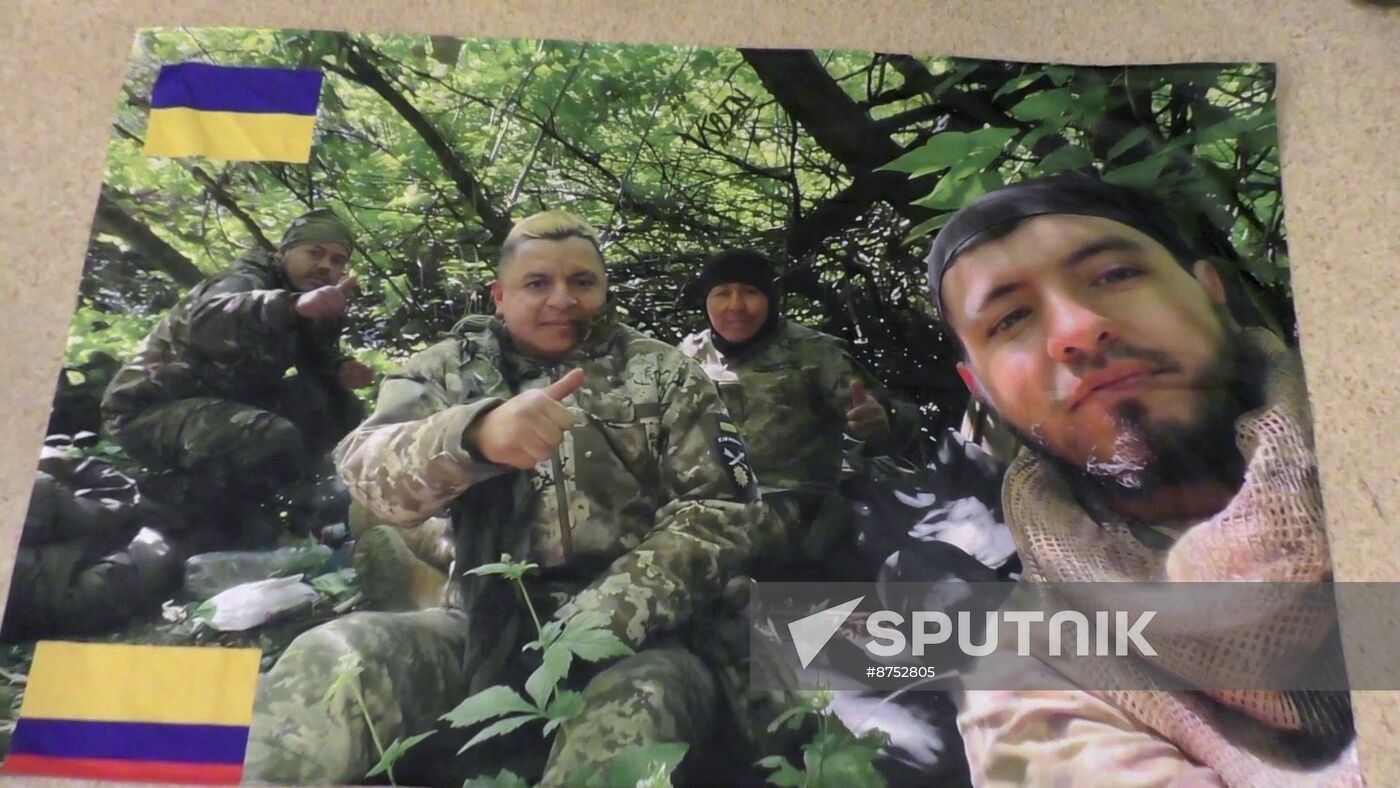 Russia Ukraine Military Operation Columbia Mercenaries Detention