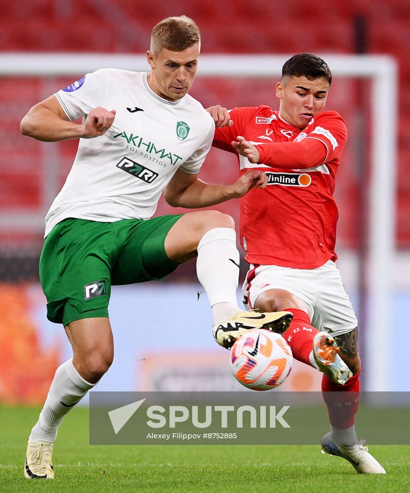 Russia Soccer Premier-League Spartak - Akhmat