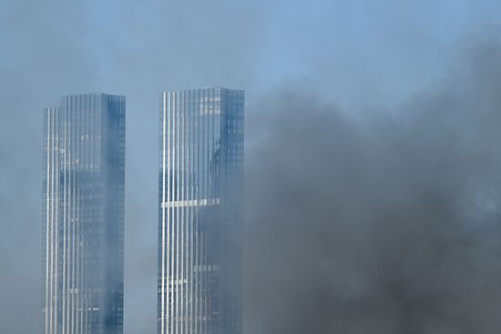 Russia Administrative Building Fire