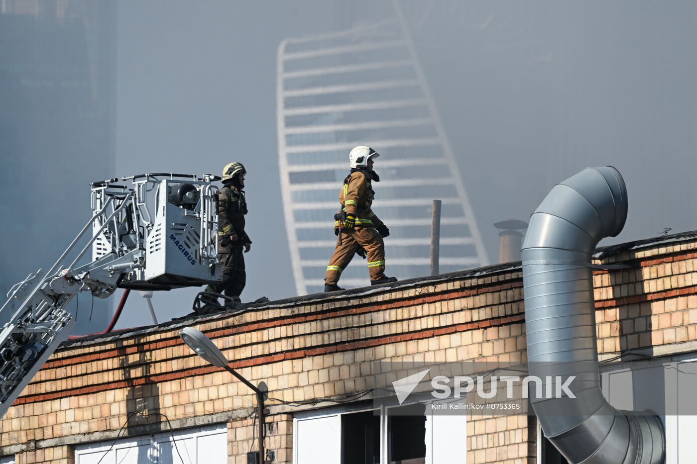 Russia Administrative Building Fire