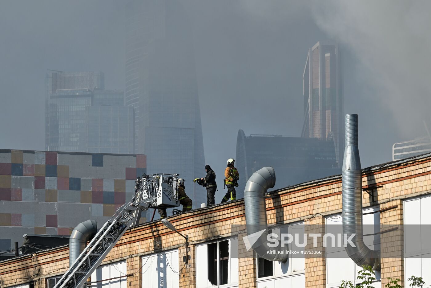 Russia Administrative Building Fire