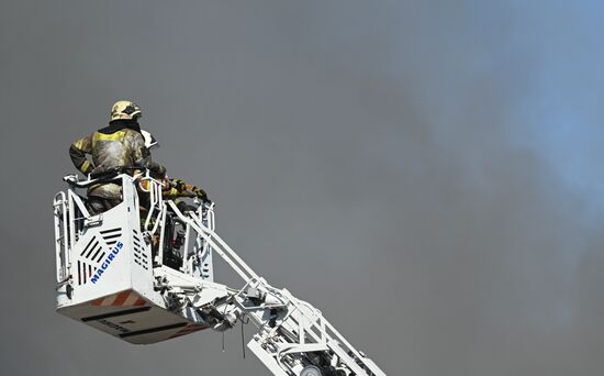 Russia Administrative Building Fire