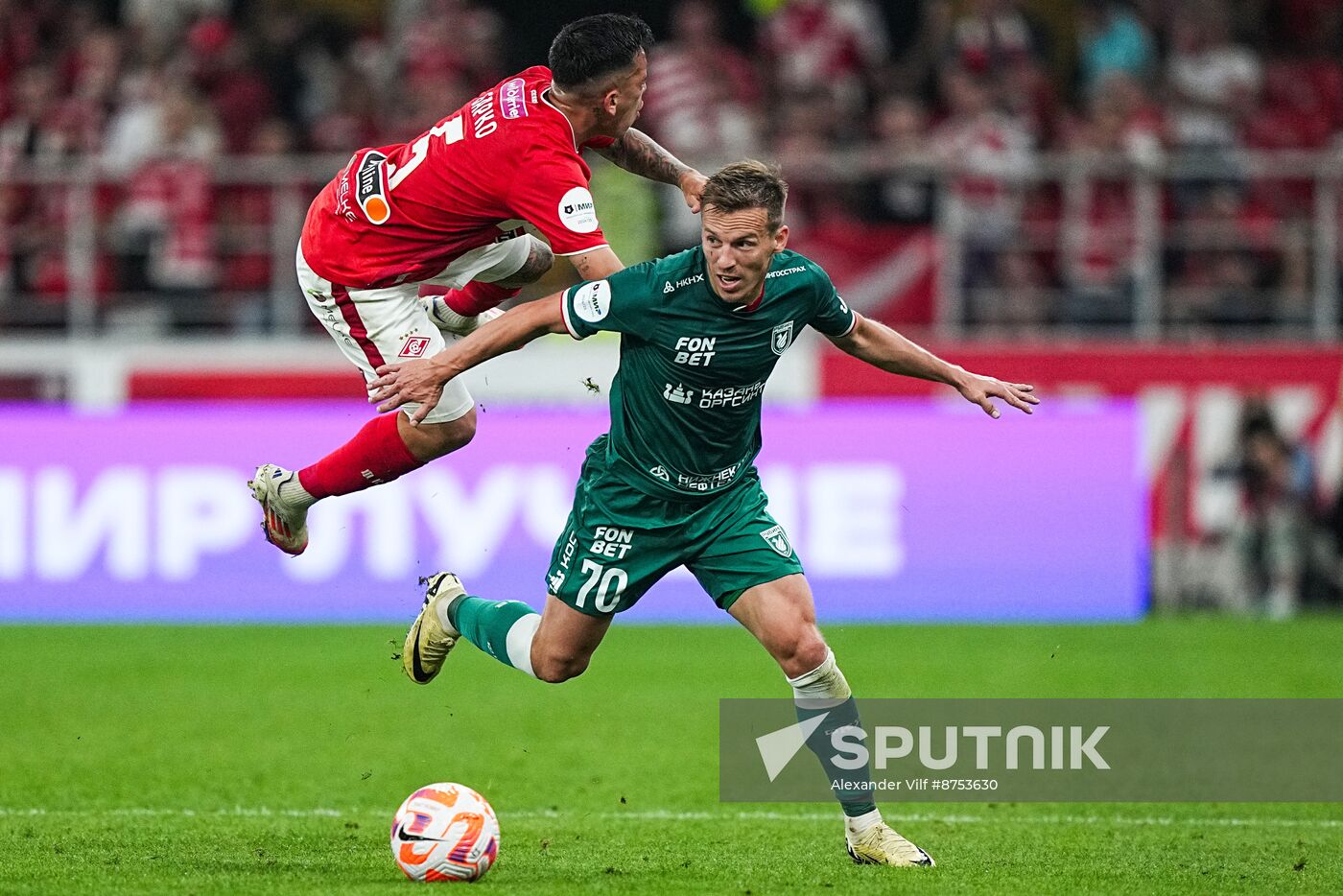 Russia Soccer Premier-League Spartak - Rubin