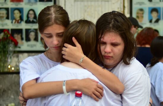 Russia Beslan School Siege Anniversary