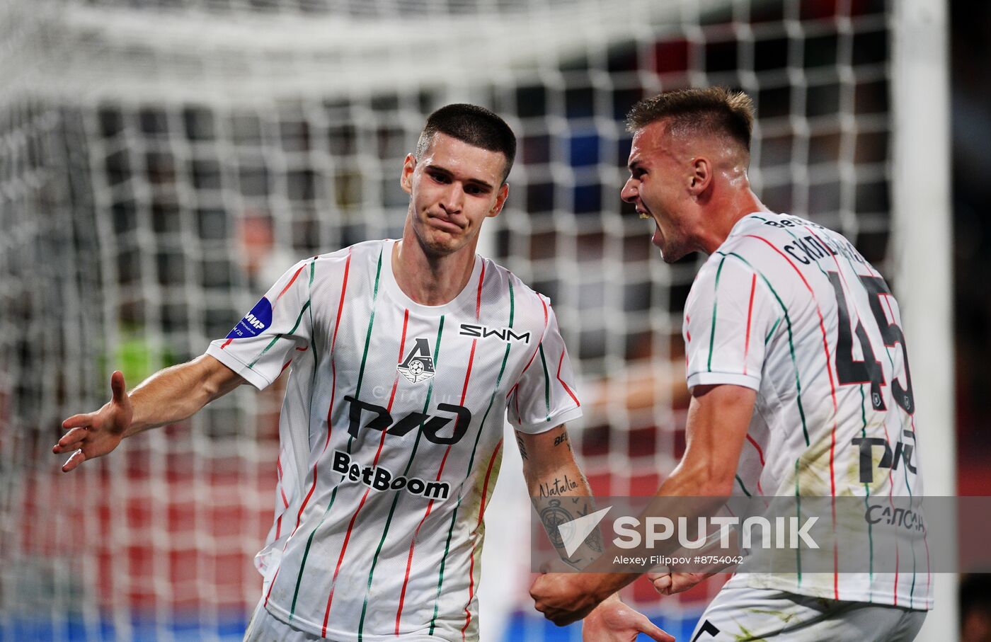 Russia Soccer Premier-League Lokomotiv - Krasnodar