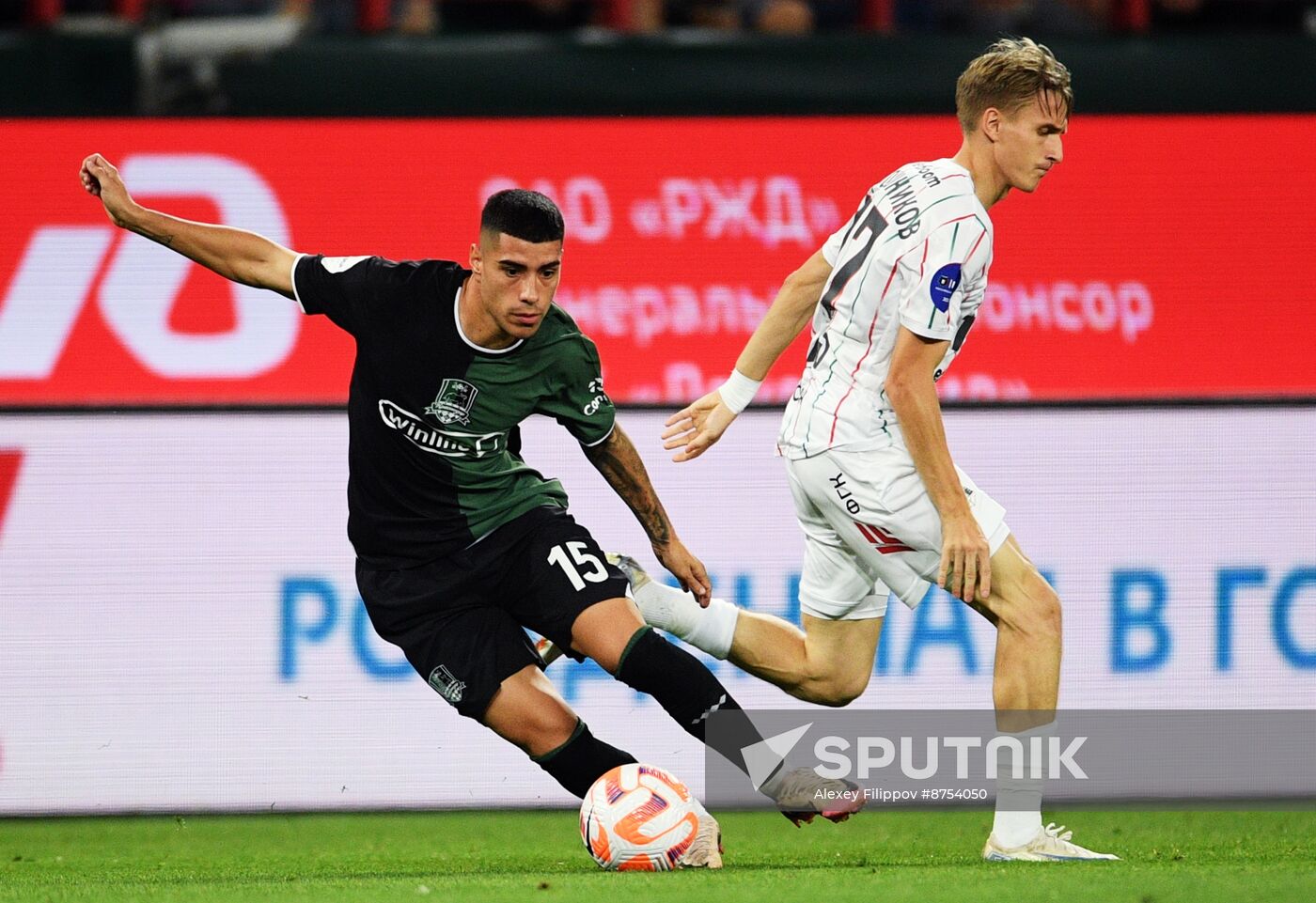 Russia Soccer Premier-League Lokomotiv - Krasnodar