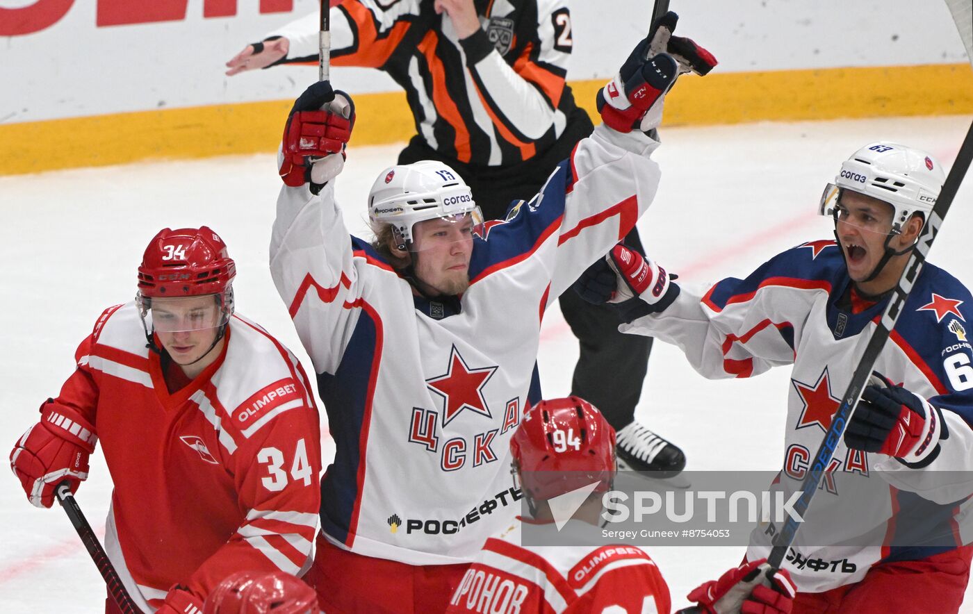 Russia Ice Hockey Moscow Mayor Cup Spartak - CSKA