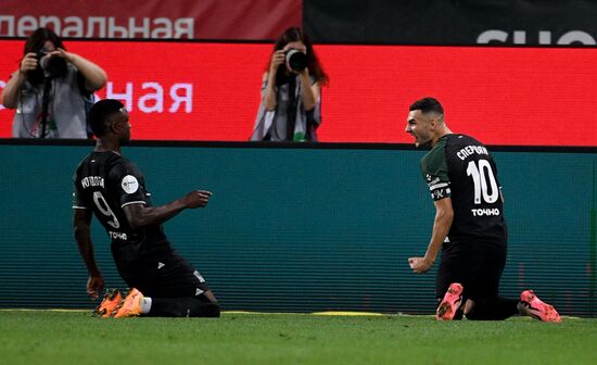 Russia Soccer Premier-League Lokomotiv - Krasnodar