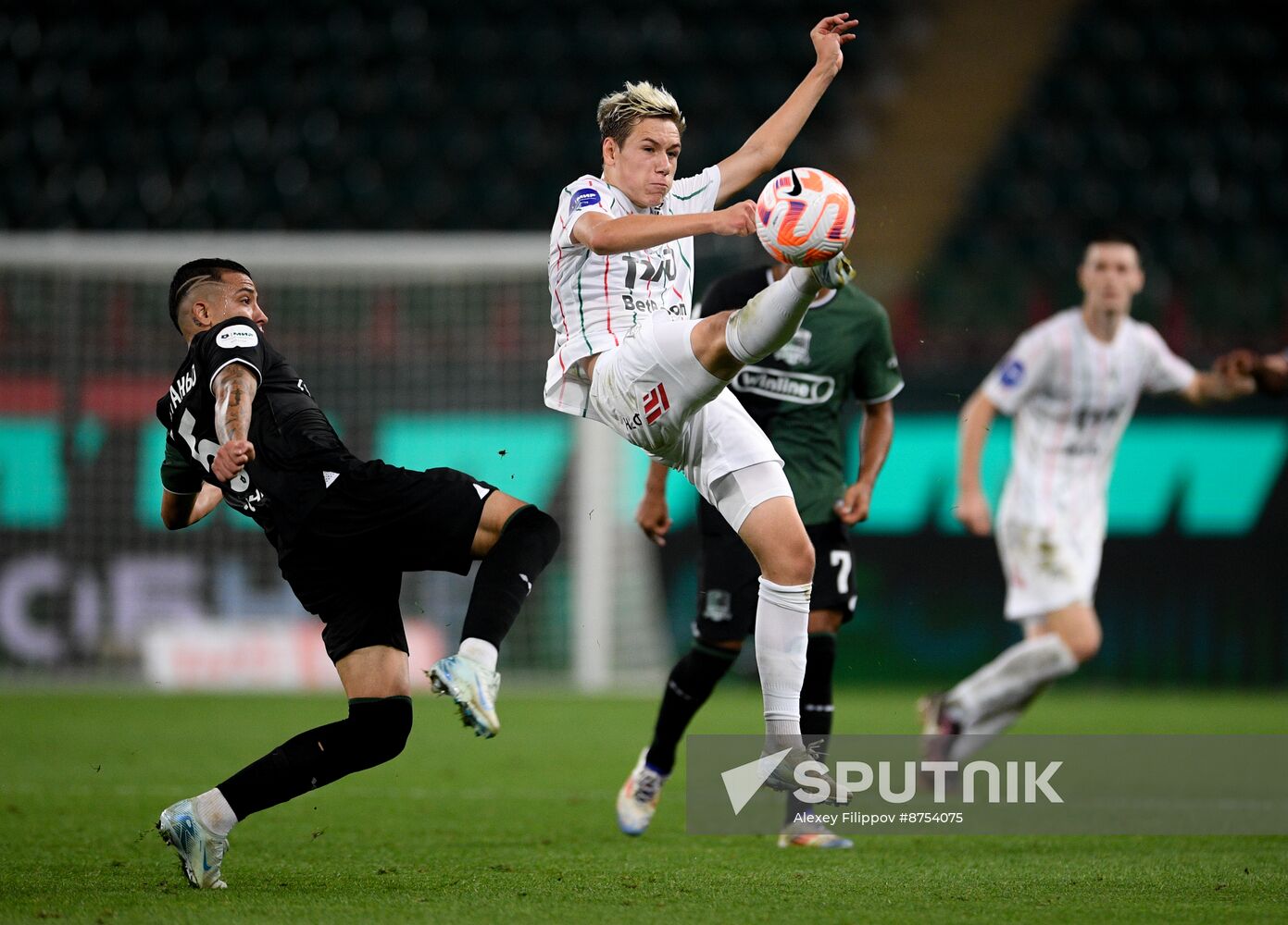 Russia Soccer Premier-League Lokomotiv - Krasnodar