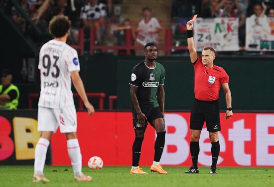 Russia Soccer Premier-League Lokomotiv - Krasnodar