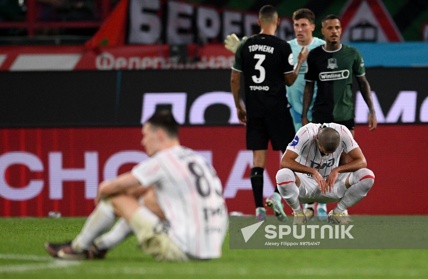 Russia Soccer Premier-League Lokomotiv - Krasnodar