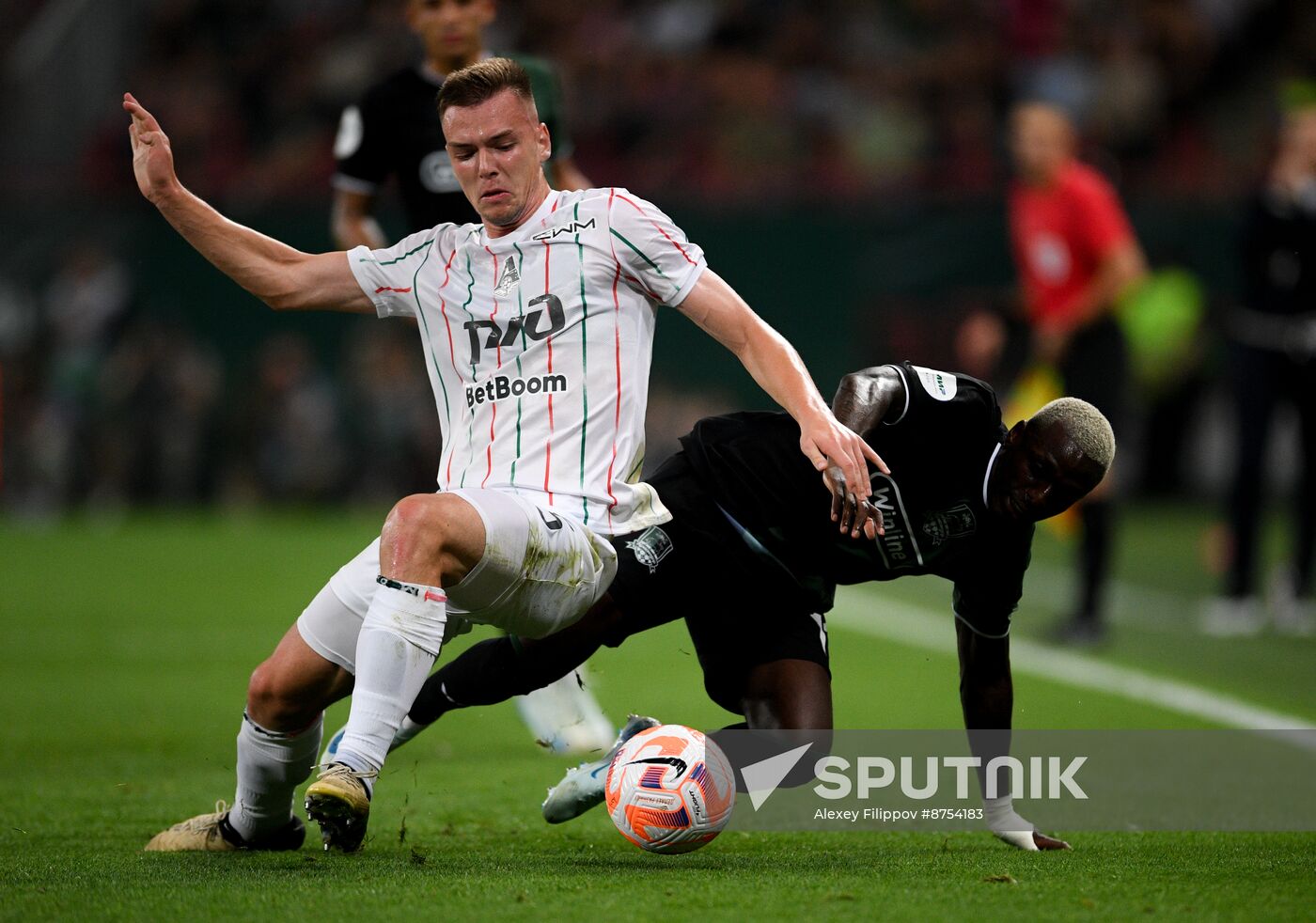 Russia Soccer Premier-League Lokomotiv - Krasnodar